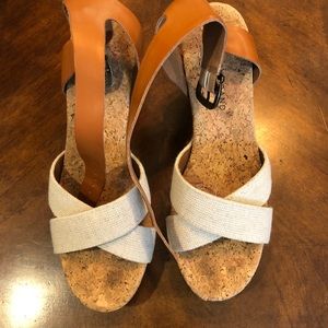 Lucky Brand Cork Wedges